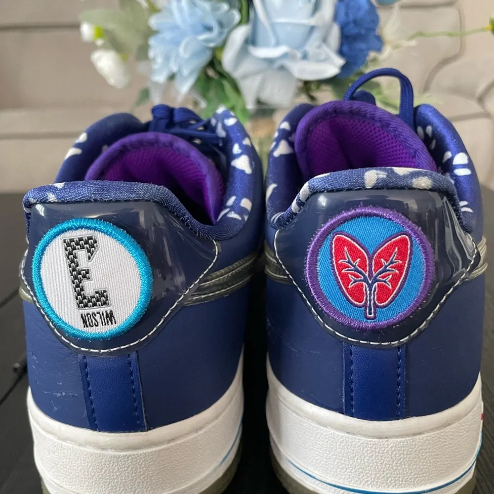 Nike Air Force 1 Doernbecher Breathe Blue White Custom Men’s 8 Women’s 9.5 - Picture 5 of 7